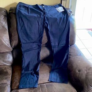 Navy Blue Uniform Styled Pants